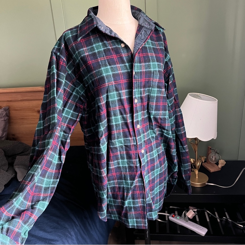 Vintage Pendleton Authentic Mactaggart Tartan Wool Men's Shirt